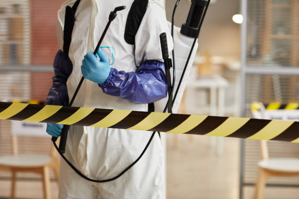 Professional Biohazard Cleanup technician working in Madison, OH
